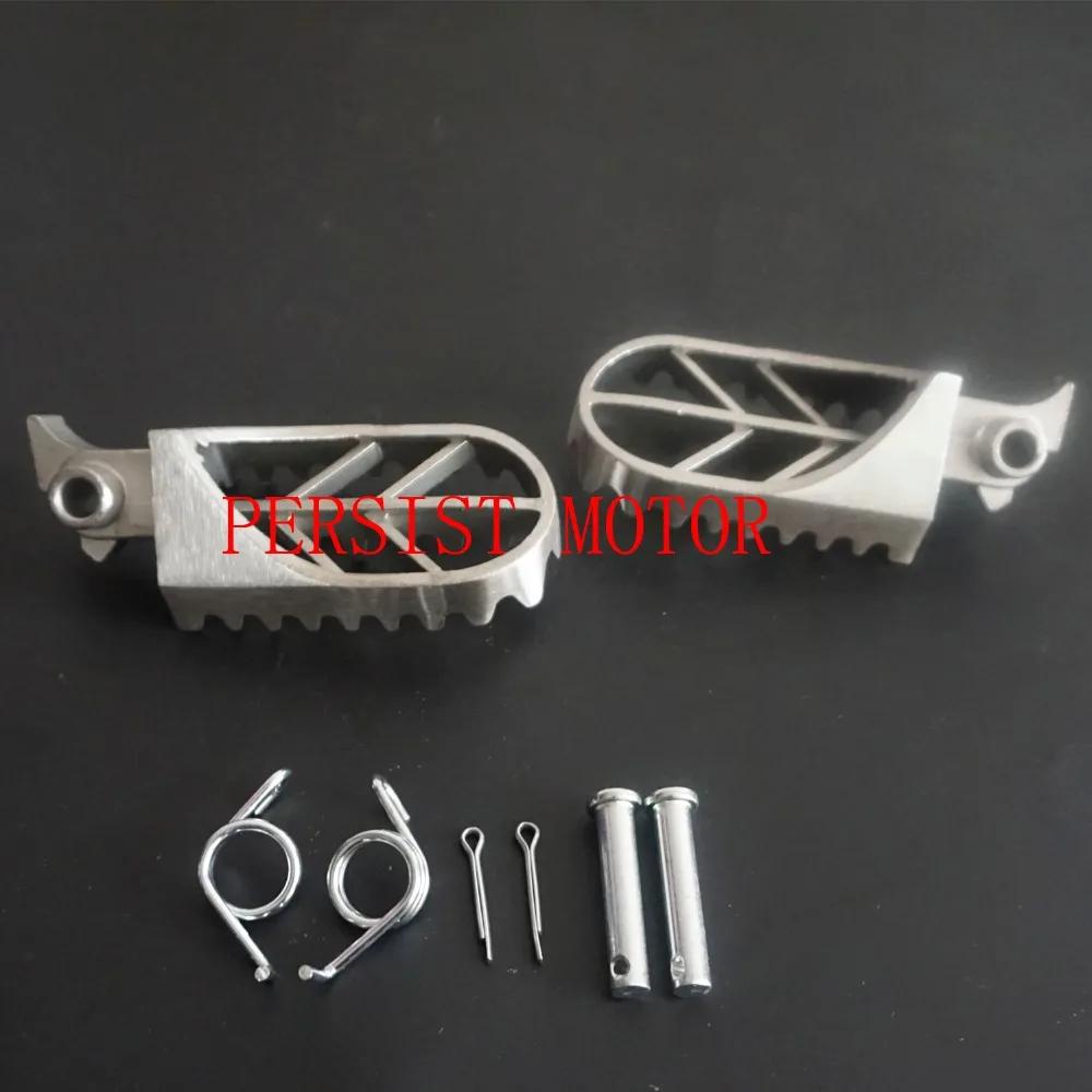 Мотоциклетные подножки из нержавеющей стали для ног подставка мотоцикла Pit Dirt Motor