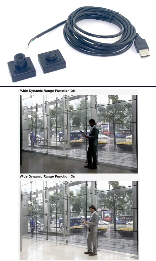 Цифровая камера WDR с широким динамическим диапазоном высокой четкости для