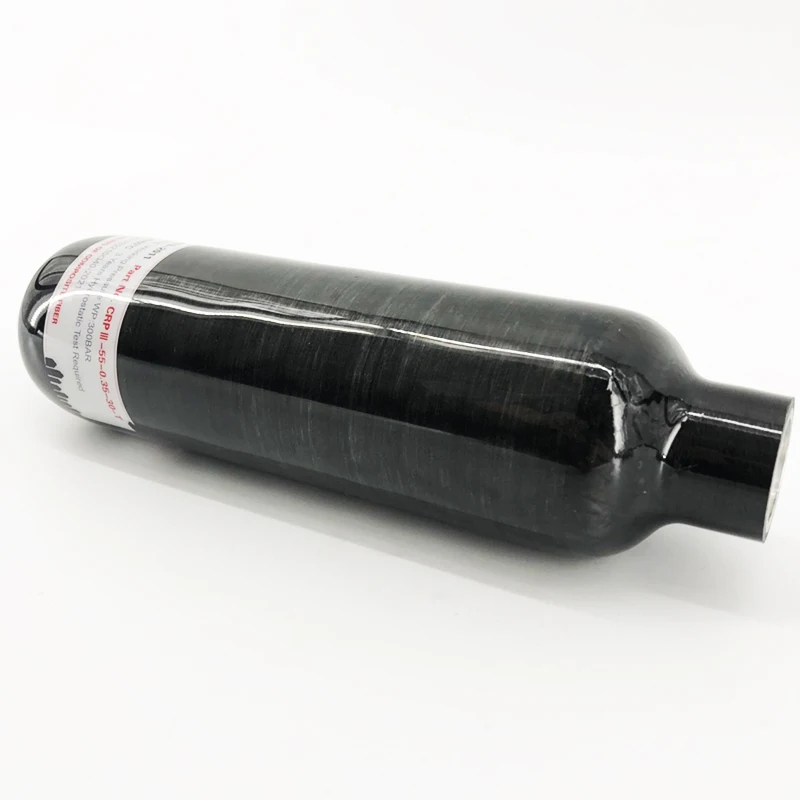 Billig AC3035 Acecare PCP Paintball Airforce Airsoft Tank 0.35L Schwarz HPA Carbon Faser Zylinder 300bar M18x1.5 Für Karabiner Tauchen