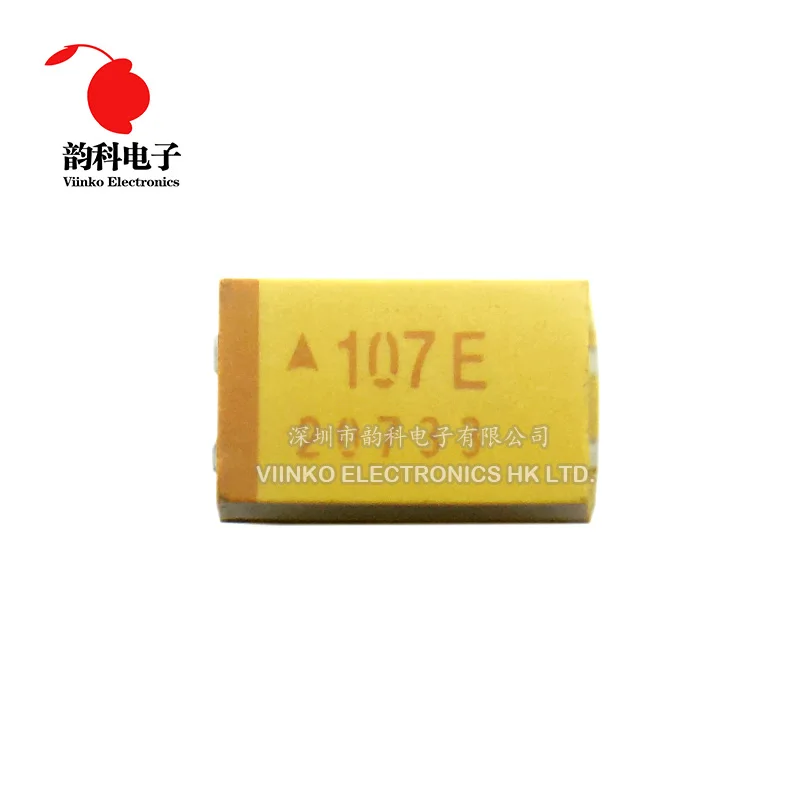400 шт. Танталовый конденсатор SMD типа E 7343-43 100UF 1000 мкФ 6 в 25 107 108 | Электронные