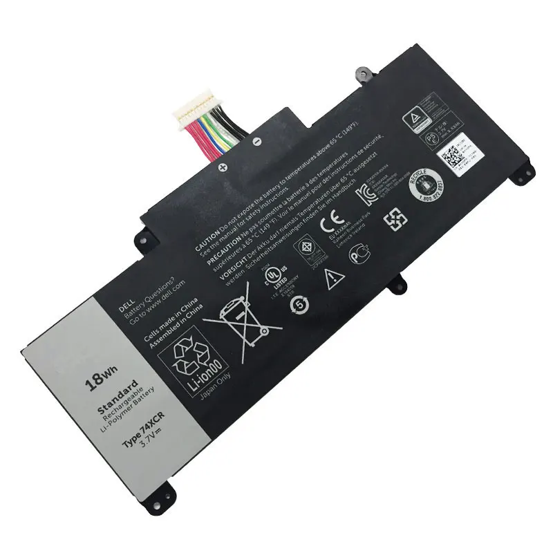 3 7 V 18Wh 74XCR портативный Тонкий Планшет литий полимерный аккумулятор для Dell Venue 8 Pro