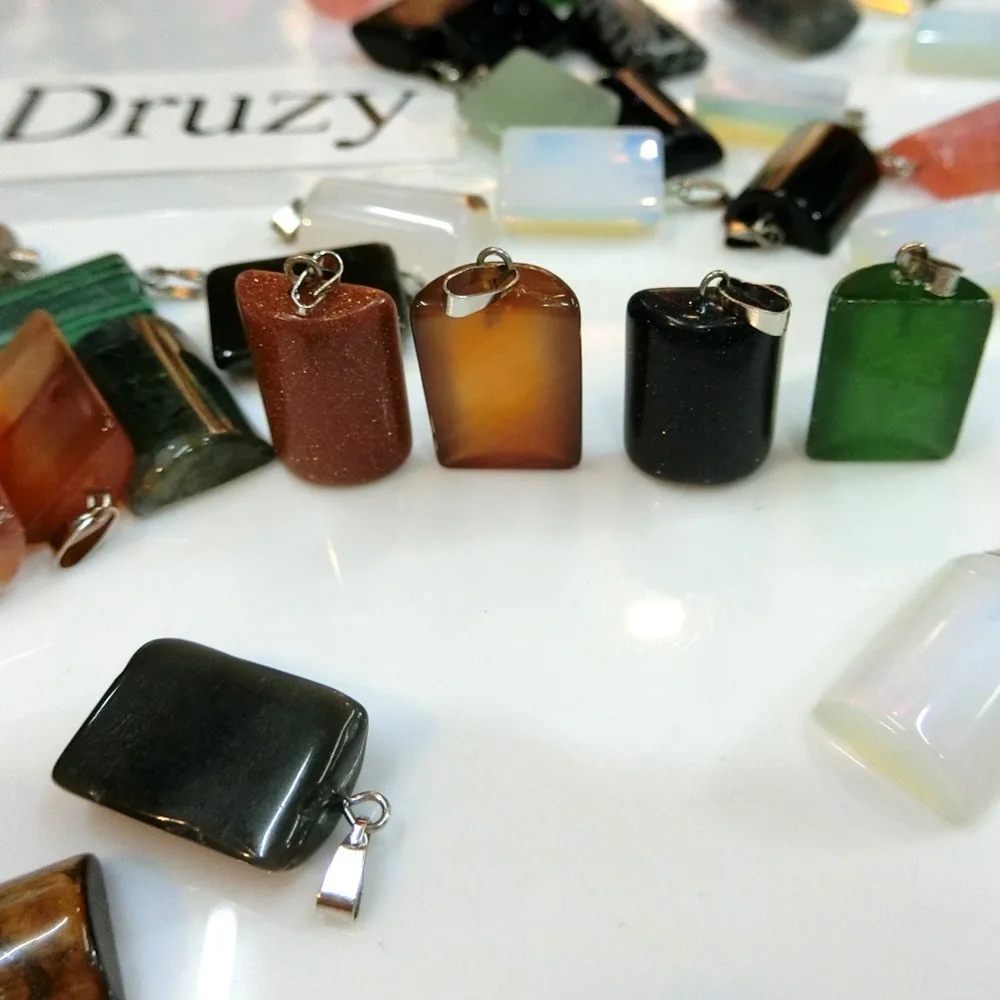 Seven chakra хит продаж подвеска из натурального кристалла высокое количество