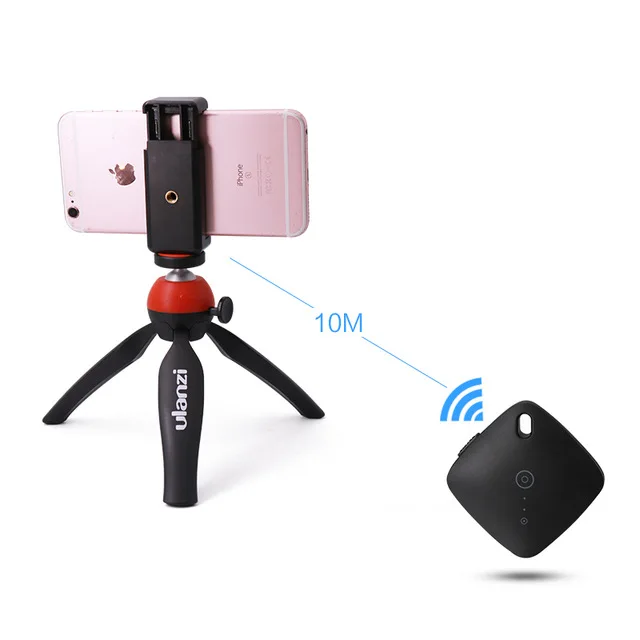 Red Kit Миниатюрный крючок для рыбалки Настольный Штатив с Bluetooth пультом дистанционного управления для samsung XiaoMi iPhone смартфон регистратор Youtube Livingstream - Цвет: Red Kit