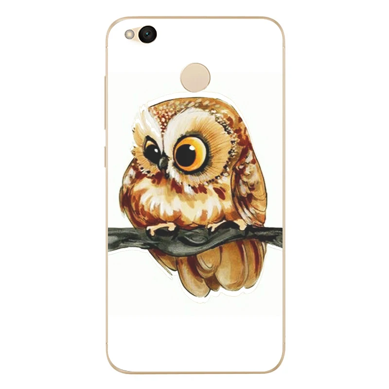 MLCRIYG Soft Phone Case For Xiaomi Redmi 4X TPU Cute Animal Cat Panda Rabbit Owl Dog Cases Cover Painted Design Fundas B109 |
