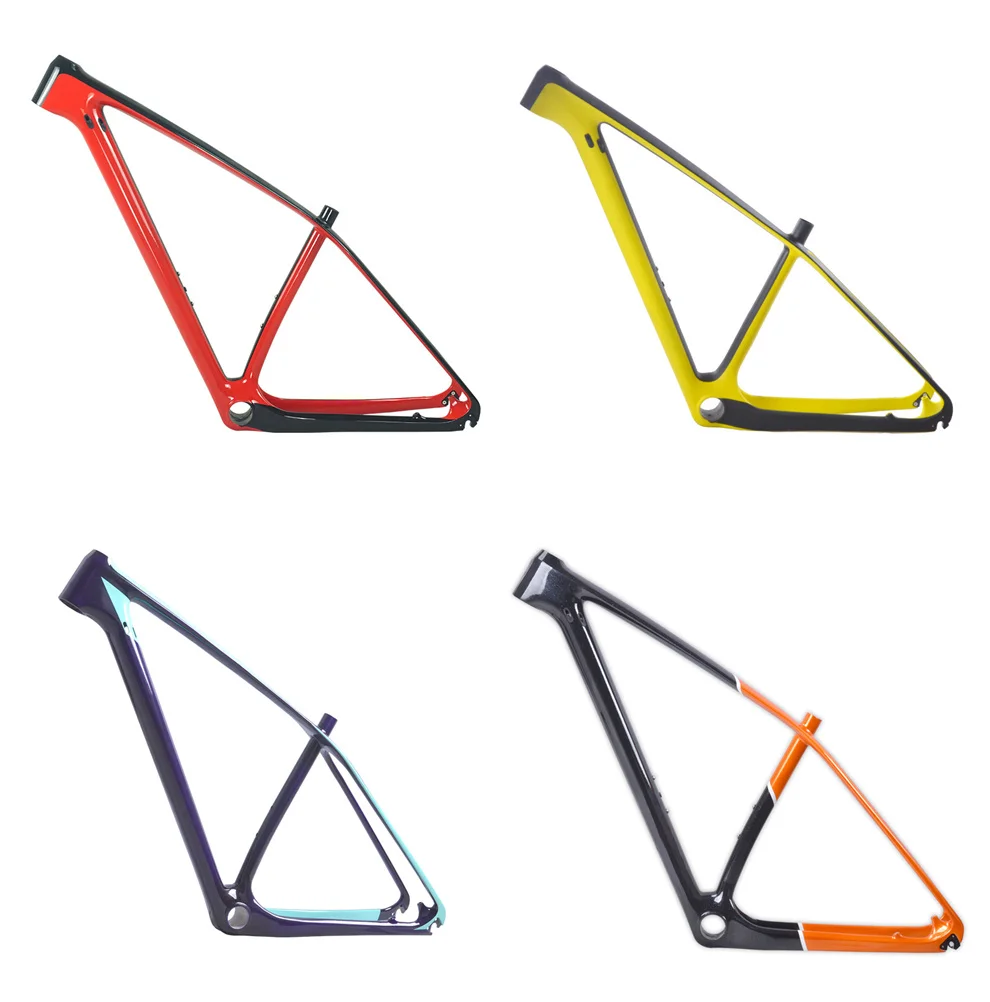 Mixed normal colors Tideace UD Хамелеон 29er карбоновая рама Китайский MTB карбоновая рама 27,5 углерода горного велосипеда 650B диск из углеродного волокна рамы 29 - Цвет: Mixed normal colors