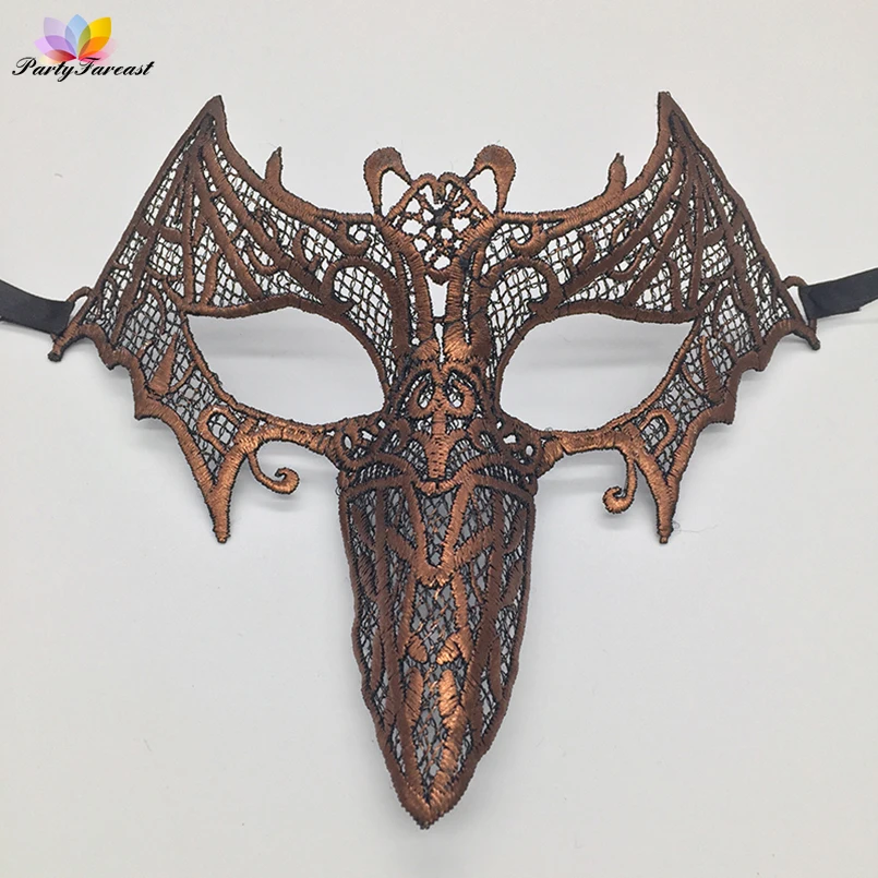 PF клюв Кружево маска сексуальный костюм Маски для век Для женщин Девушка