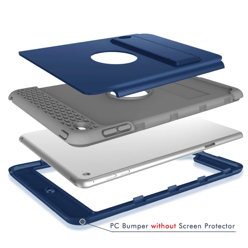Противоударный чехол для iPad Pro 10,5 Funda Heavy Duty PC Armor Defender защитный с выдвижной ножкой чехол для iPad Air 3 10,5 чехлы