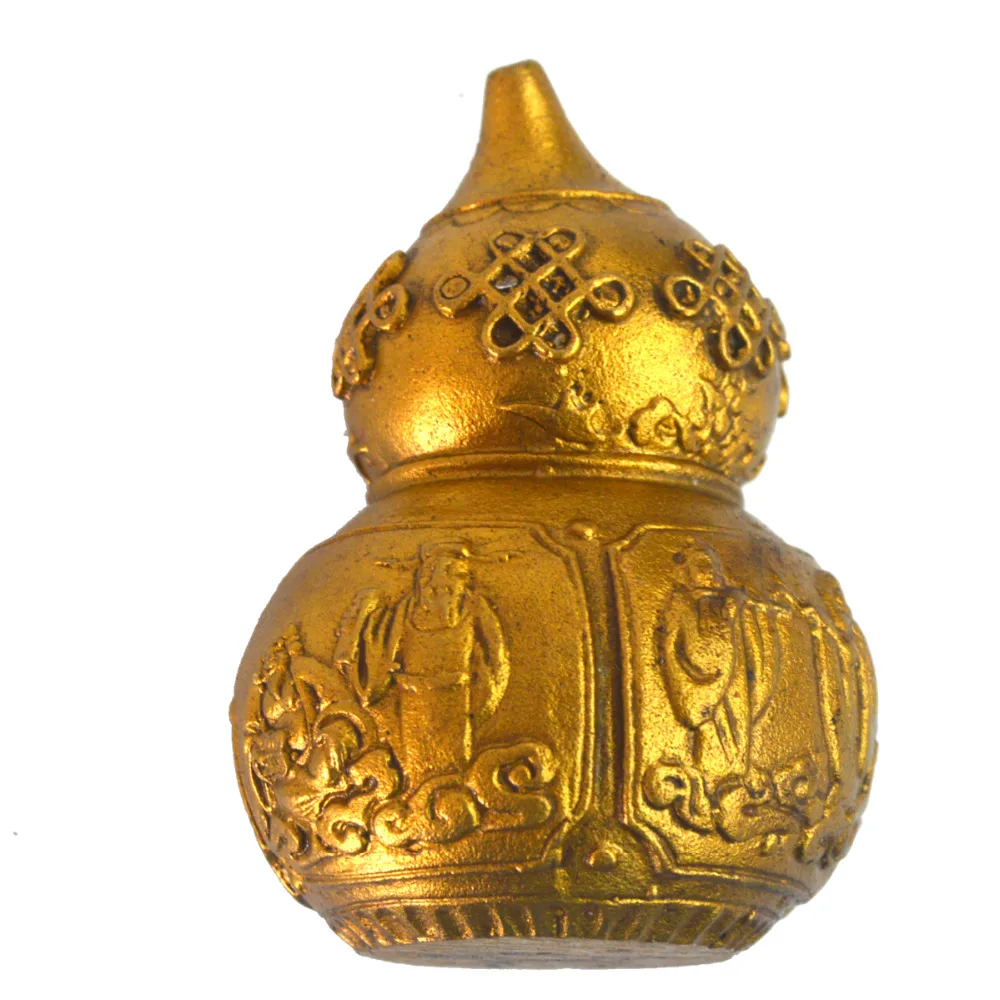 Feng Shui Brass Wu Lou/ Hu Lu Gourd with Eight Immortals + Free Mxsabrina Red String Bracelet M5018 | Дом и сад