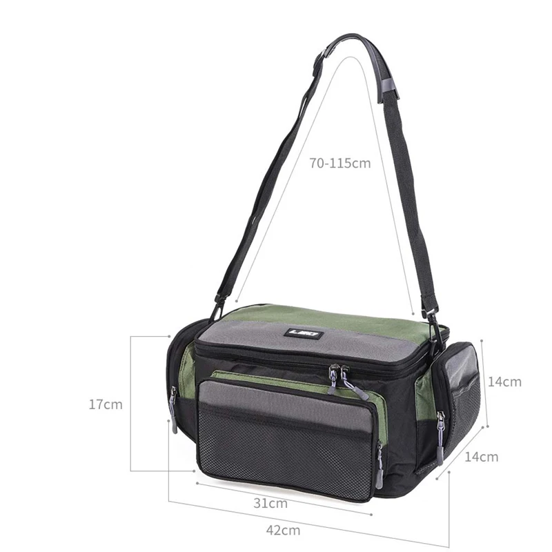 600D Fishing Reel Lure Carrier Storage Tackle Bag Multifunctional LO27993 | Спорт и развлечения