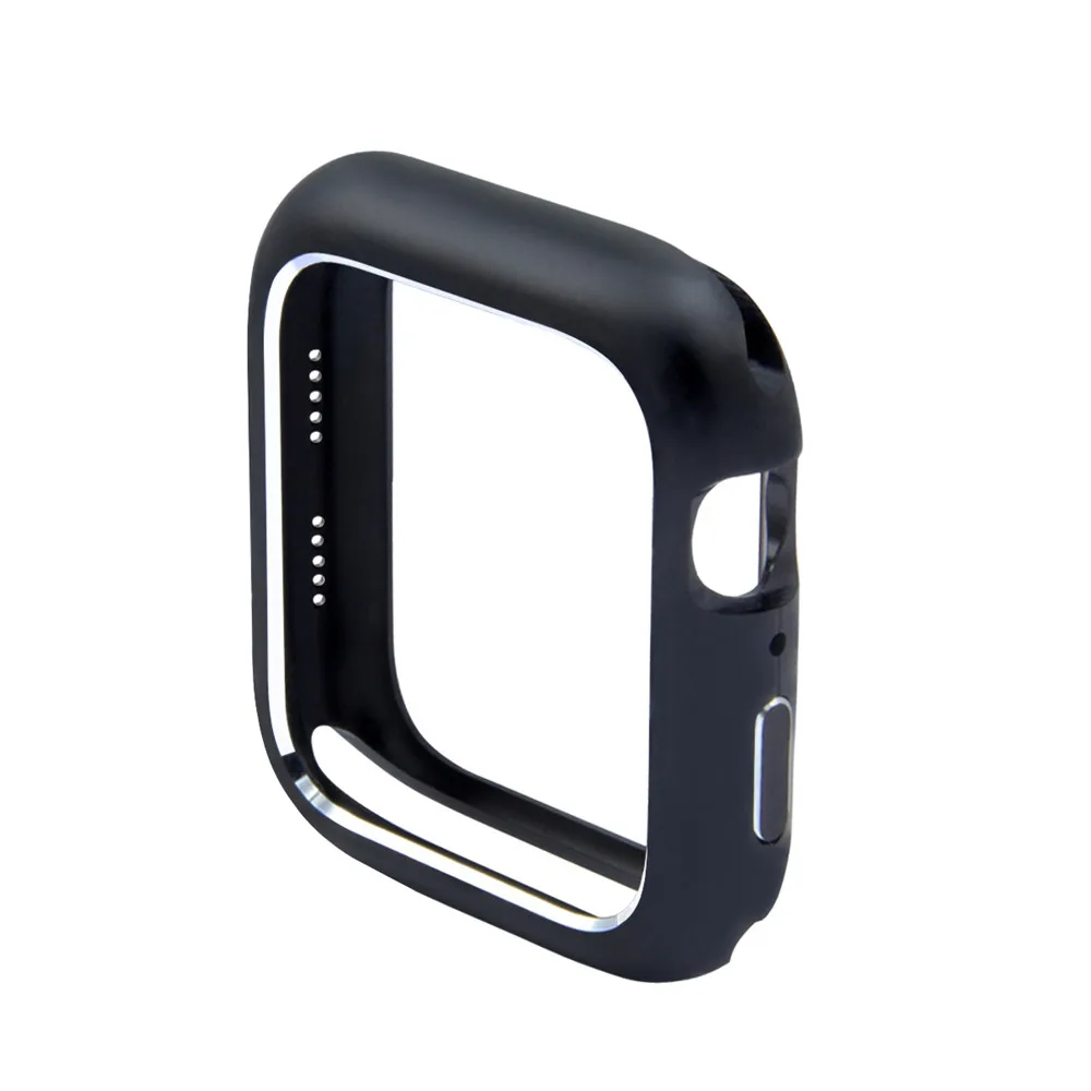 Магнитный защитный чехол для Apple Watch 4 40 мм 44 алюминиевая рамка из нержавеющей