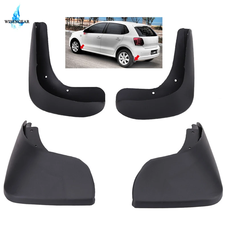 4 шт. Автомобильные Брызговики для Volkswagen VW POLO 9N3 VIVO 2003 2009|Грязезащита| |