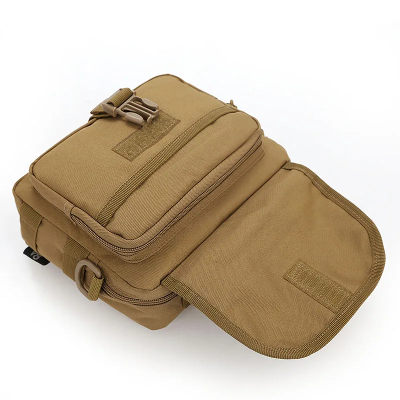 Outdoor 600D Nylon Waterproof Shoulder Bag Cross Body Belt Sling Messenger Bags Tactical Military Camouflage Handbag 26 | Спорт и
