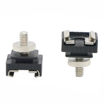 Metal Flash Hot Shoe Mount Adapter to 1/4&quot Screw Thread For Studio Light Stand Tripod Camera Accessories | Электроника