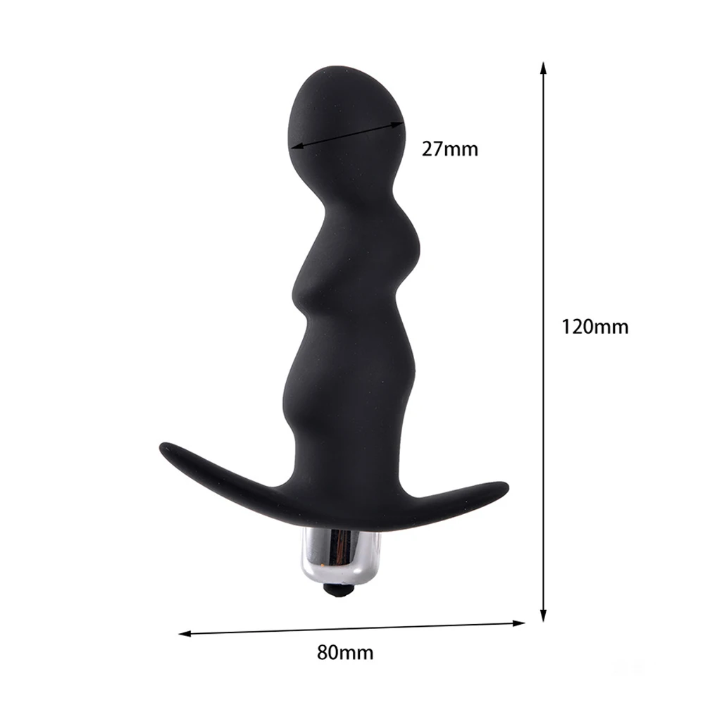 Силиконовая нить Анальная пробка вибратор Массажер Мастурбация Взрослые Секс