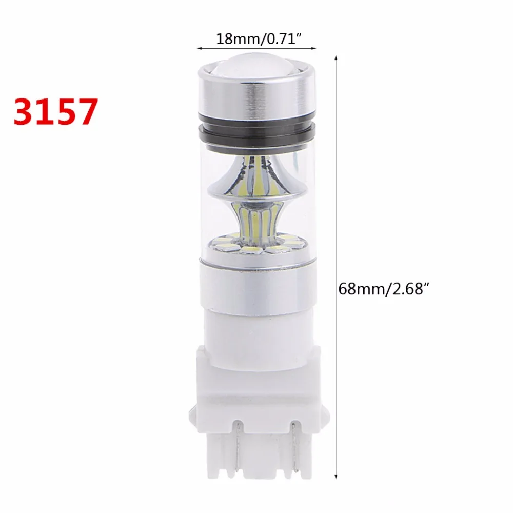 1 шт. P13W/7443/H16 /H15 /3157 Socket 100 Вт 2323 SMD СВЕТОДИОДНЫЙ Автомобильный противотуманный