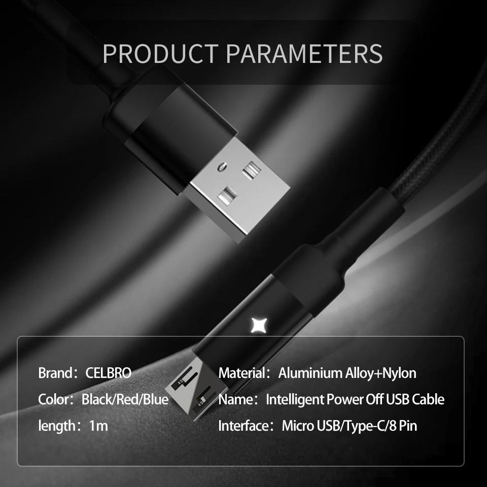 Qiuck Charge 3 0 Micro USB кабель QC выключения питания типа C зарядное устройство