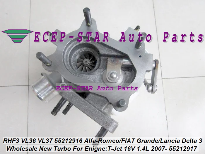 Турбина RHF3 VL36 VL37 55212916 55212917 Турбокомпрессор Для MiTo Grande Punto Bravo T Jet 16V 1.4L 1368ccm 198A4000 88kw
