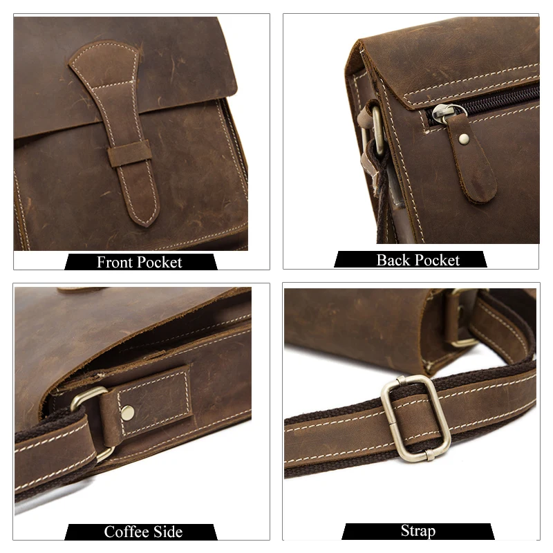 WESTAL сумка мужская через плечо натуральная кожа маленькая больная сумки мужские