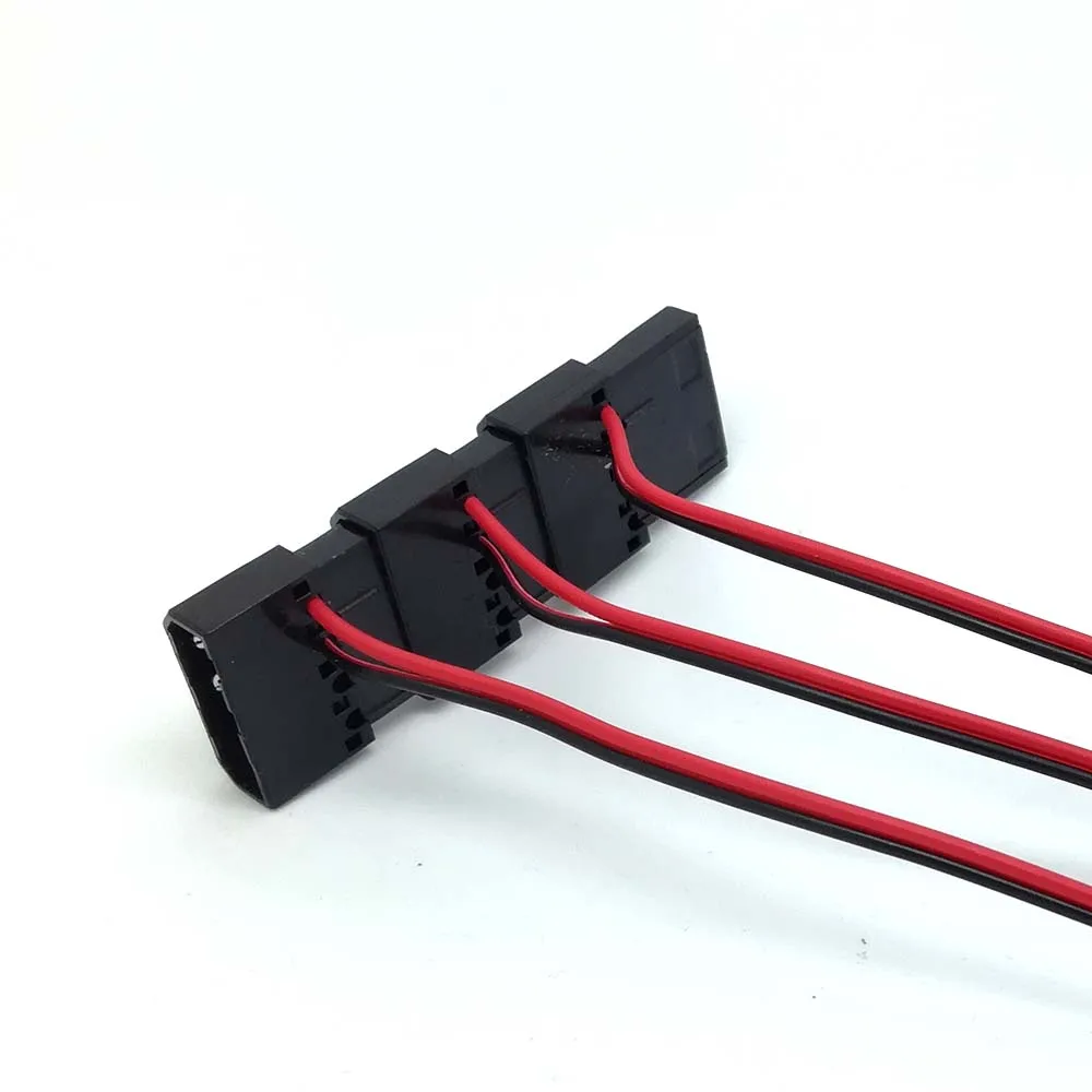 4 pin 4PIN Molex на 2pin 2 контактный DC Мощность кабель Шнур адаптер В/3A для светодиодный SMD