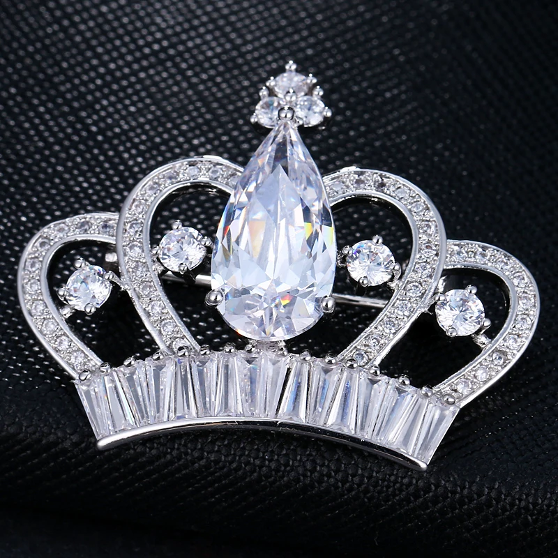 Модная Корона Ручной Работы белое золото/розовое золото ювелирное изделие AAA