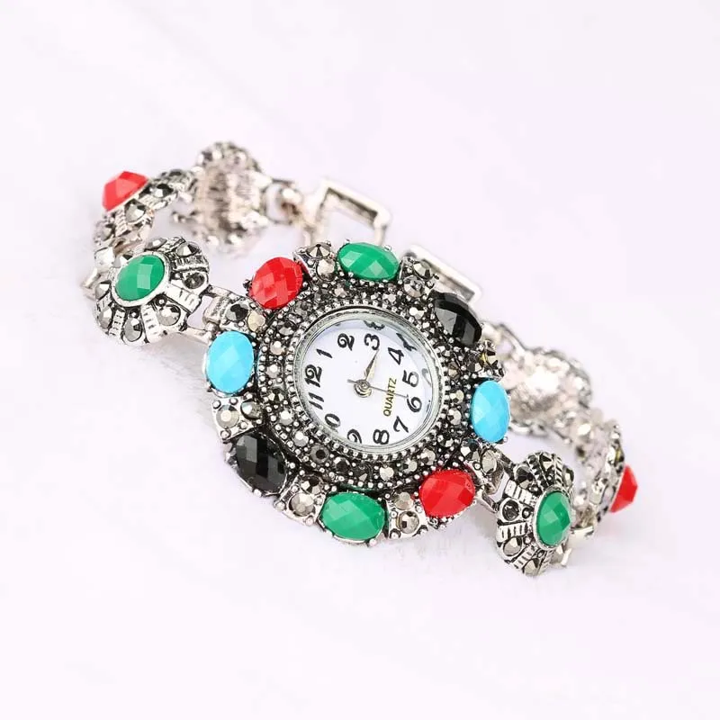 Золотой Круглый браслет из смолы Индии со стразами наручные женские ювелирные