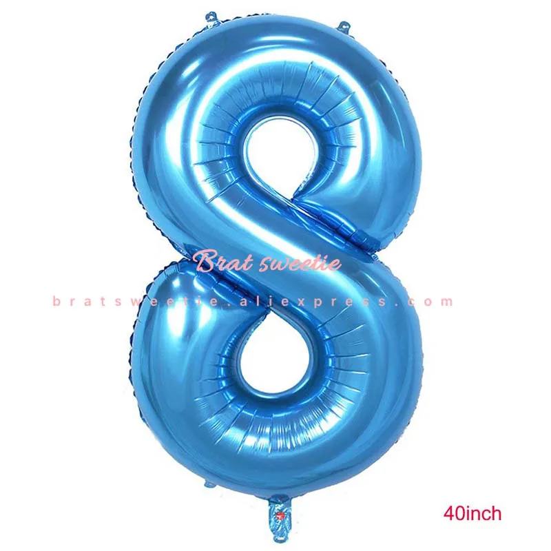 40inch blue 8 Морская тема одноразовые наборы посуды для детей день рождения украшения морской синий Лодка бумажные тарелки и стаканы вечерние принадлежности - Цвет: 40inch blue 8