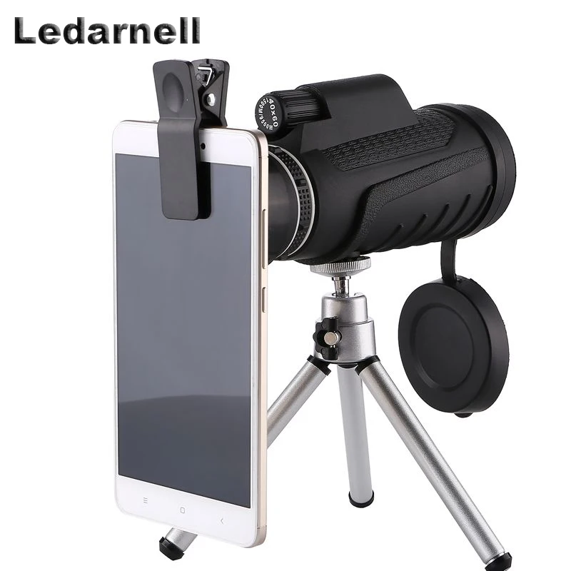 Бинокль Ledarnell 40x60 мощный бинокль зум Бинокулярные очки большие ручные телескопы