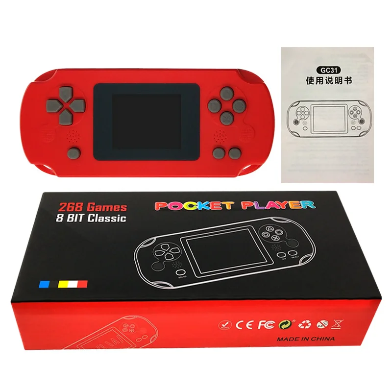 2019 Модернизированный Ретро игровой консоли 64bit 2 0 дюйма Портативный мини-Ручные