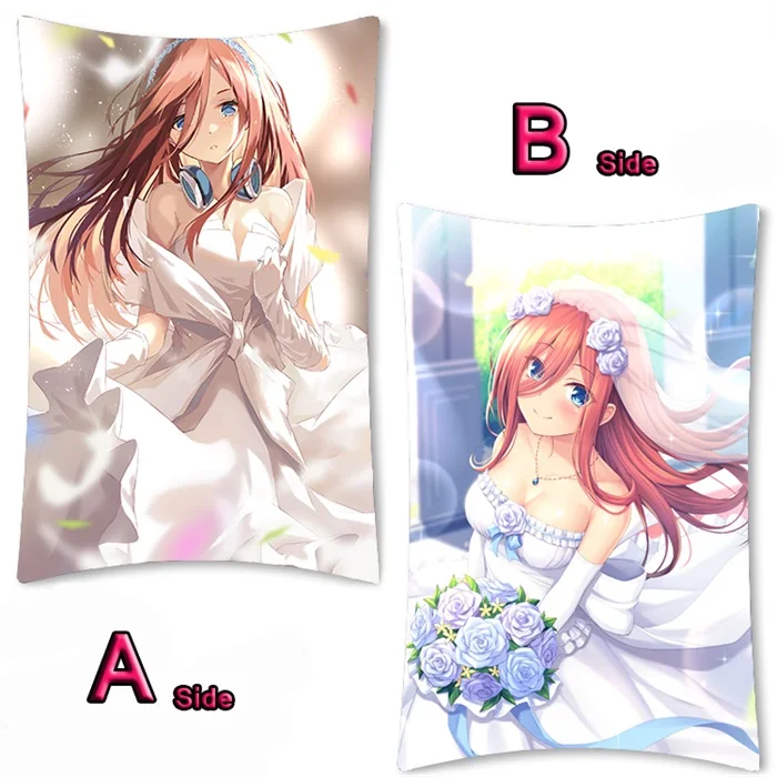 14 Аниме Go-Toubun no Hanayome Nakano Ichika Nino Miku Dakimakura обнимающий чехол для подушки для тела, наволочка для подушки, наволочка, 2WAY 35x55 см - Цвет: 14