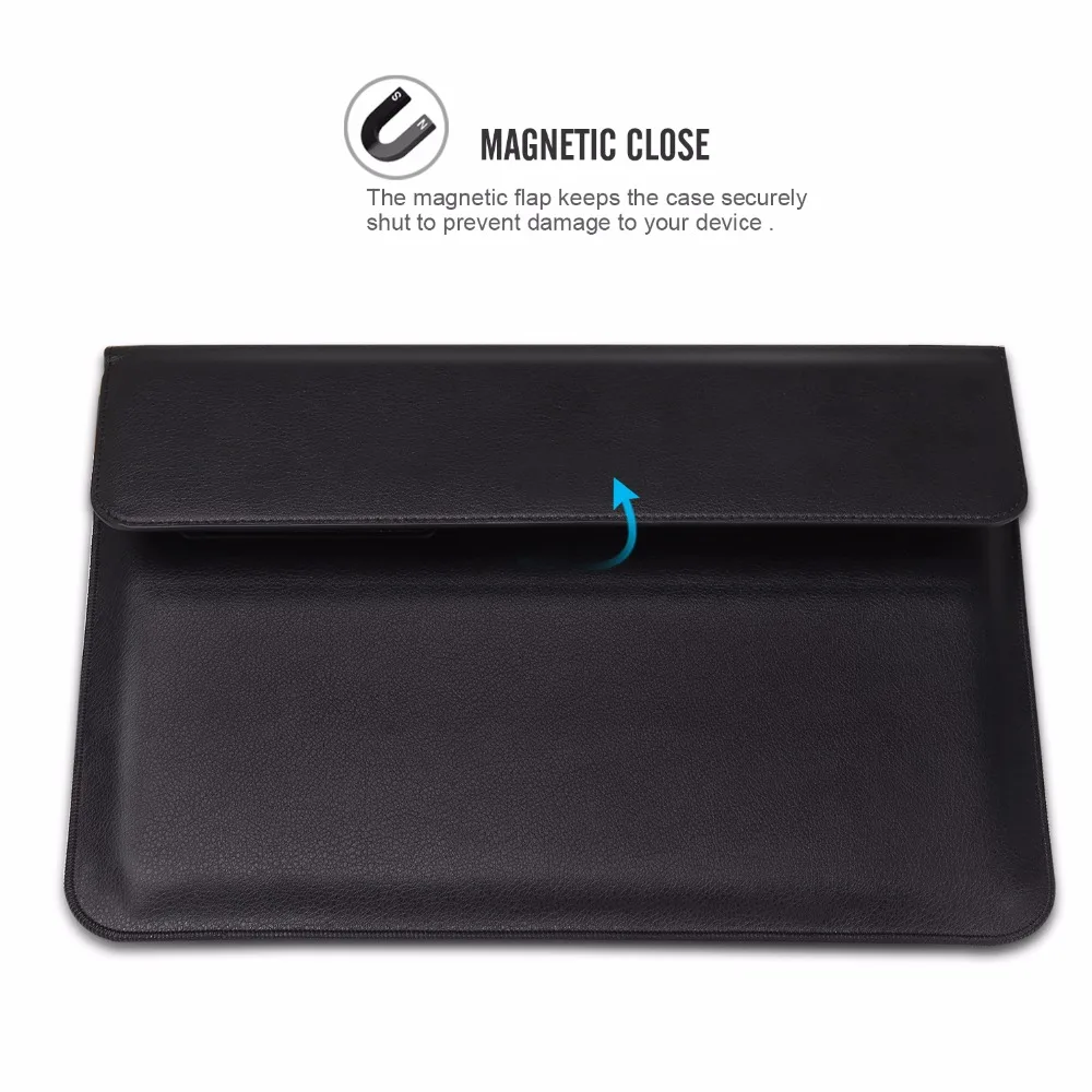 Сумка MoKo для нового MacBook 12 дюймов, защитный чехол для ноутбука из искусственной кожи, чехол для нового MacBook со встроенной картой