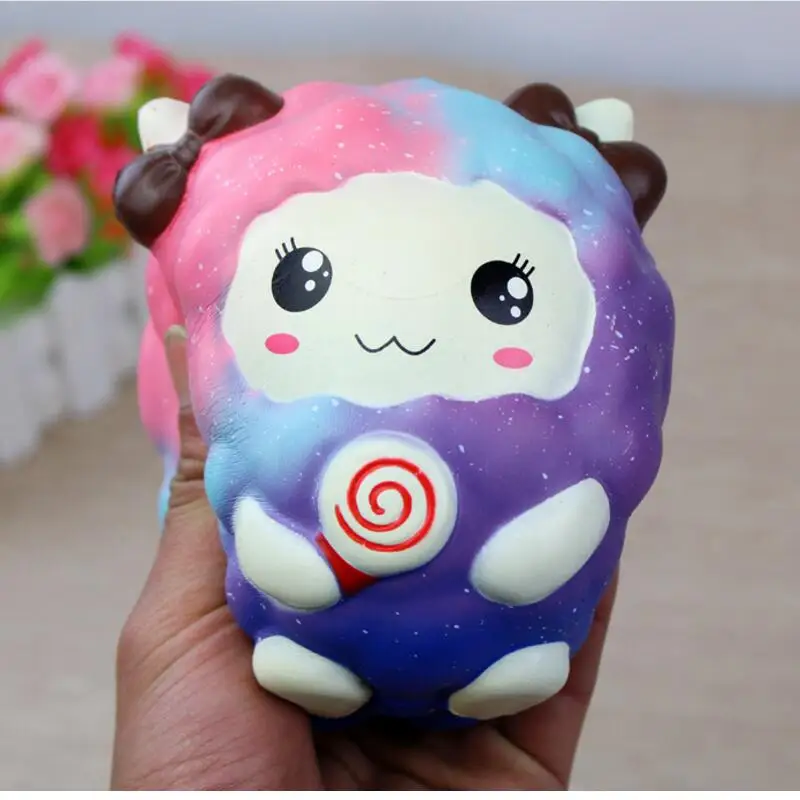 Ливе Kawaii милые смолы медленная Восходящая звезда Цвет овец Дизайн мягкие игрушки
