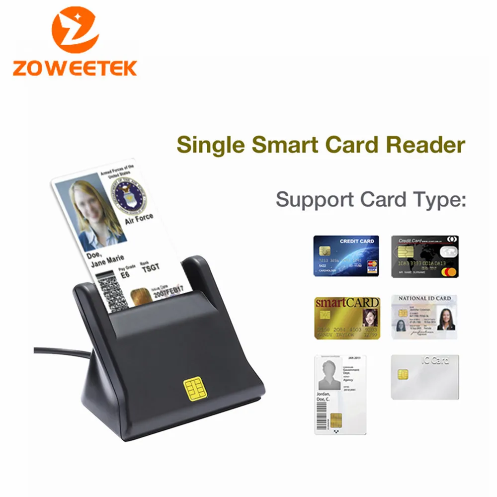 Zoweetek 12026-3 новый продукт для 2015 USB EMV считыватель смарт-карт писатель чипа iso-7816 |