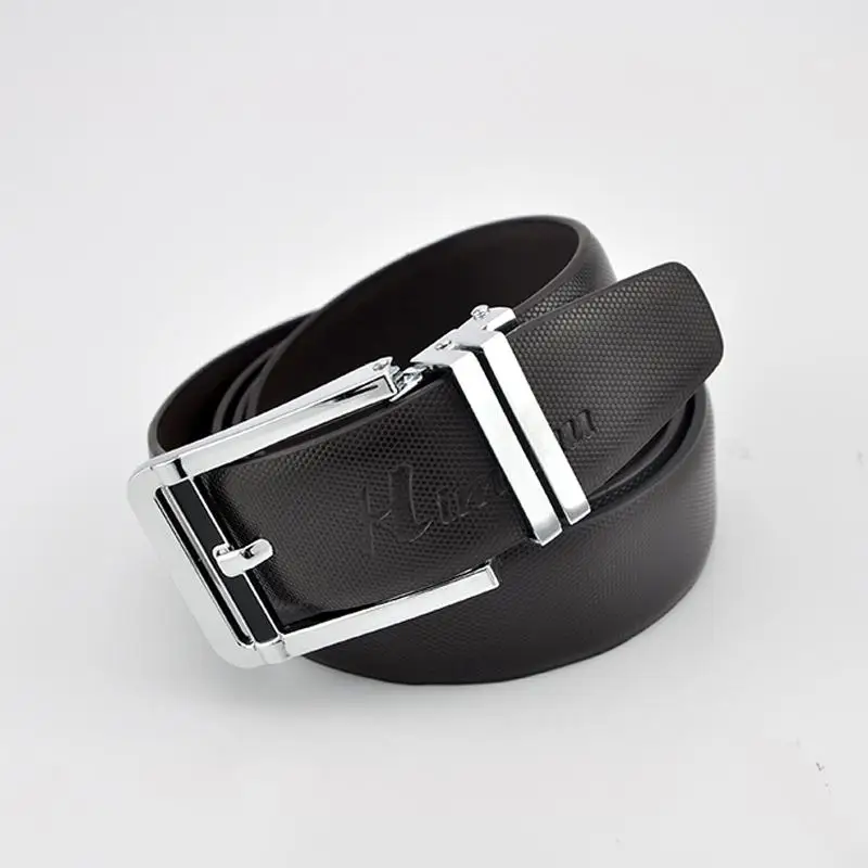 Новинка 2017 Брендовые мужские ремни в полоску с пряжкой роскошный ремень из