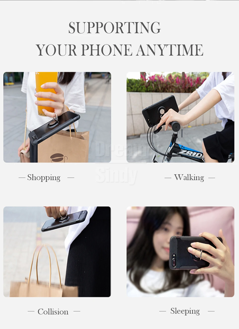 Роскошные Магнит автомобильный держатель кольцо Case для ксиоми Xiaomi Pocophone F1 противоударный чехол для Xiaomi A2 Lite Redmi 6 Pro Чехол для телефона