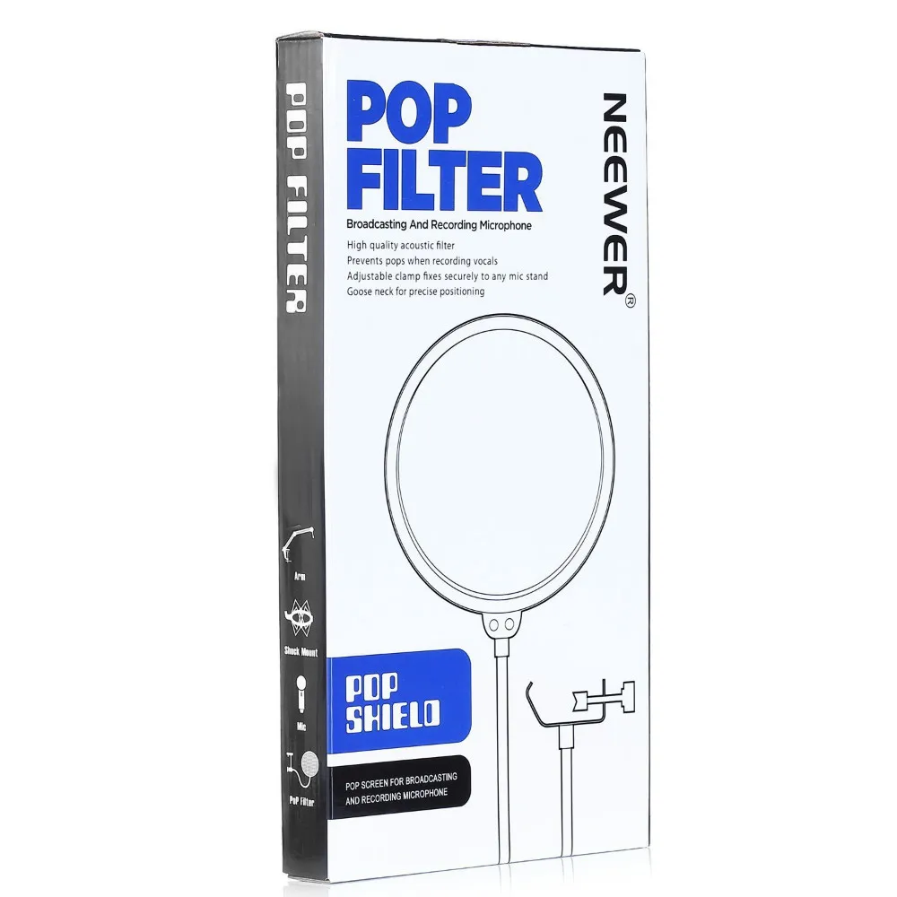 4 шт./упаковка защитная маска для микрофона 6 дюймов | Электроника