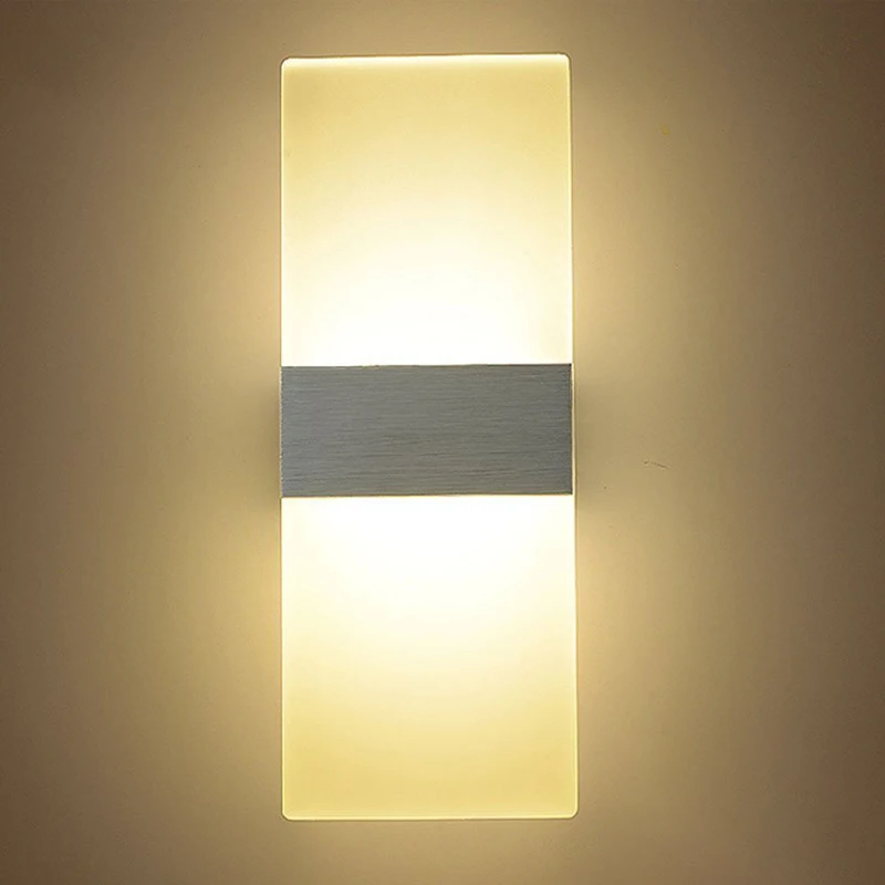 Feimefeiyou luminaria светодиодное освещение 6 Вт 22/29 см Длина led акриловая настенная лампа AC85-265V постельные принадлежности Гостиная Крытый настенный светильник