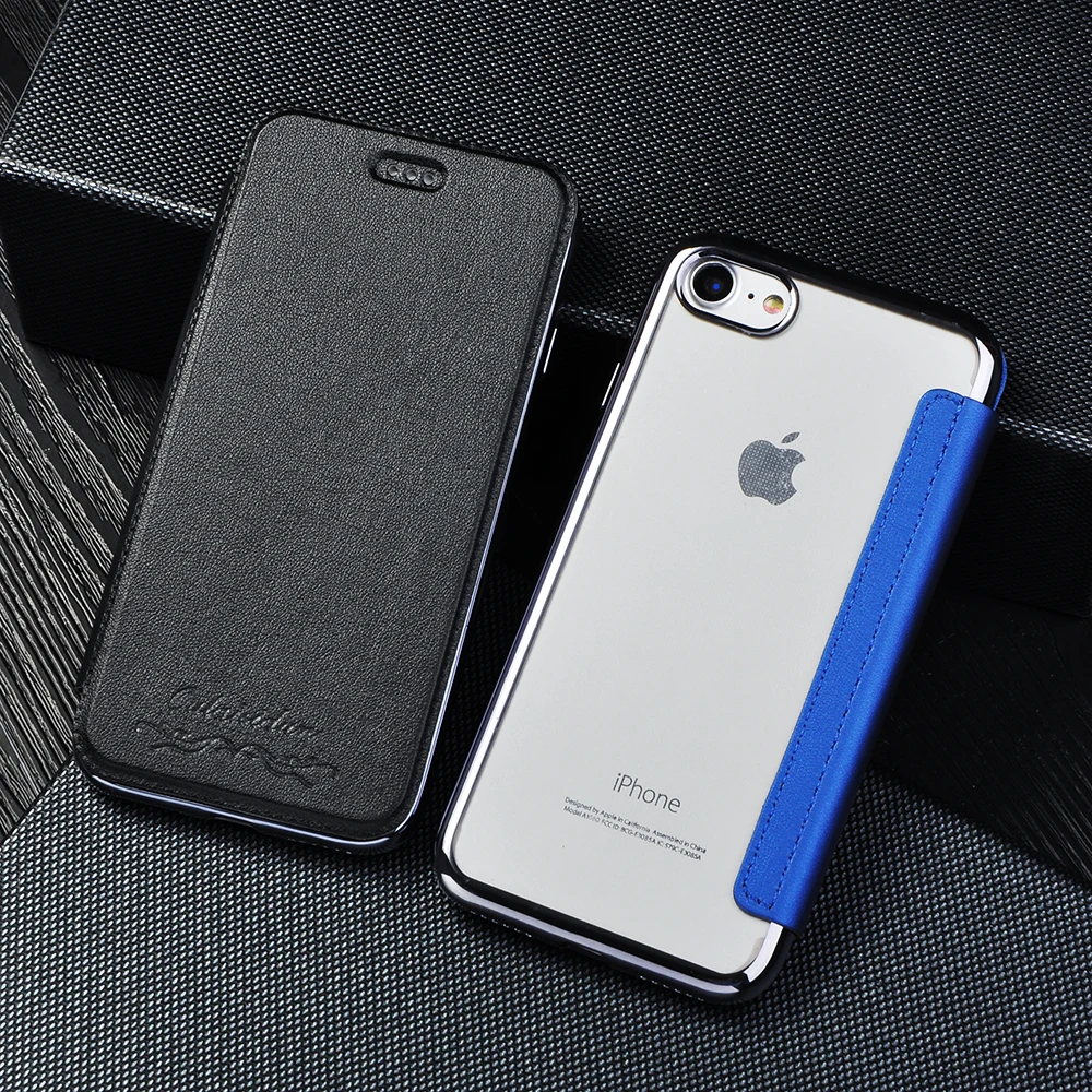 Гальванический кожаный бумажник флип чехол для телефона для iPhone X 8 7 6 6S Plus 5 5S SE Мягкий ТПУ чехол держатель для карт для iPhone XS Max XR