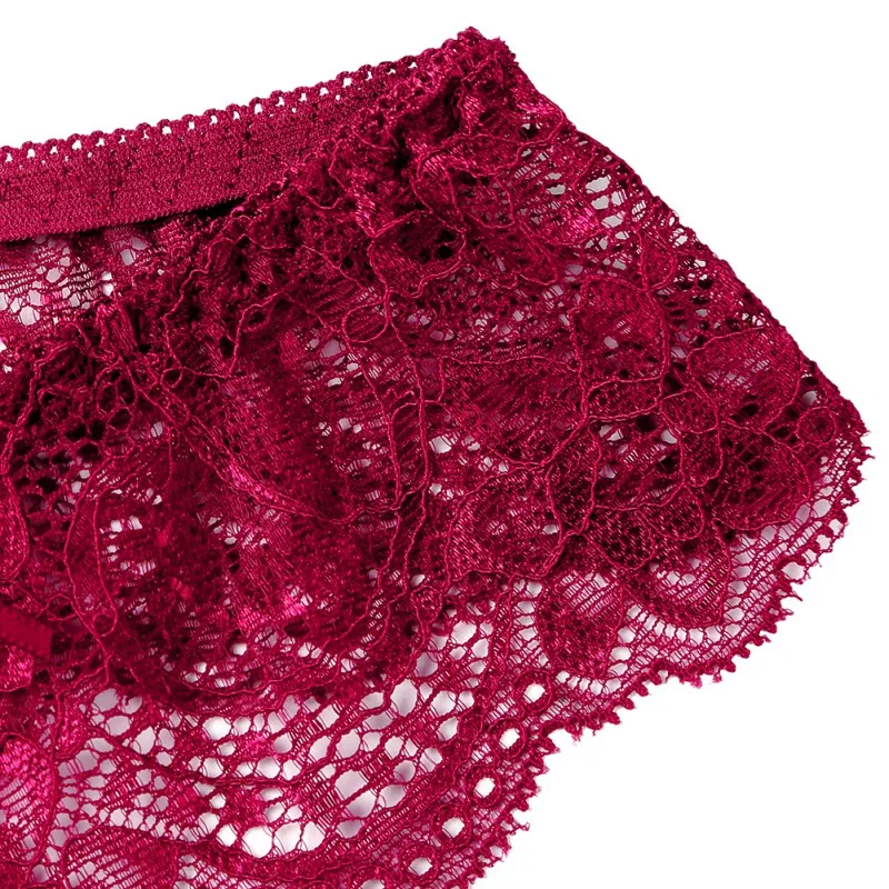 Сексуальные кружевные прозрачные стринги нижнее белье женские ажурные трусы для