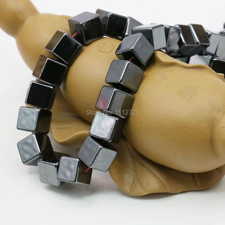 8 мм черный блок гематит свободные бусины куб Сделай Сам Изготовление ювелирных
