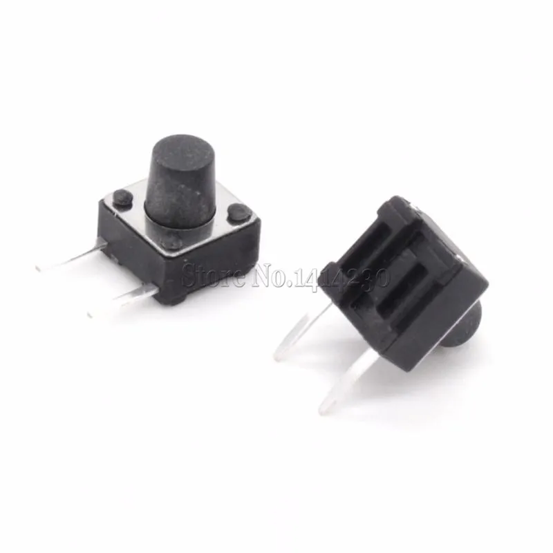 20 шт. 6*6*7 мм 6x6x7 SMD сенсорный светильник ель света 2 Pin Боковая кнопка Микро Кнопка