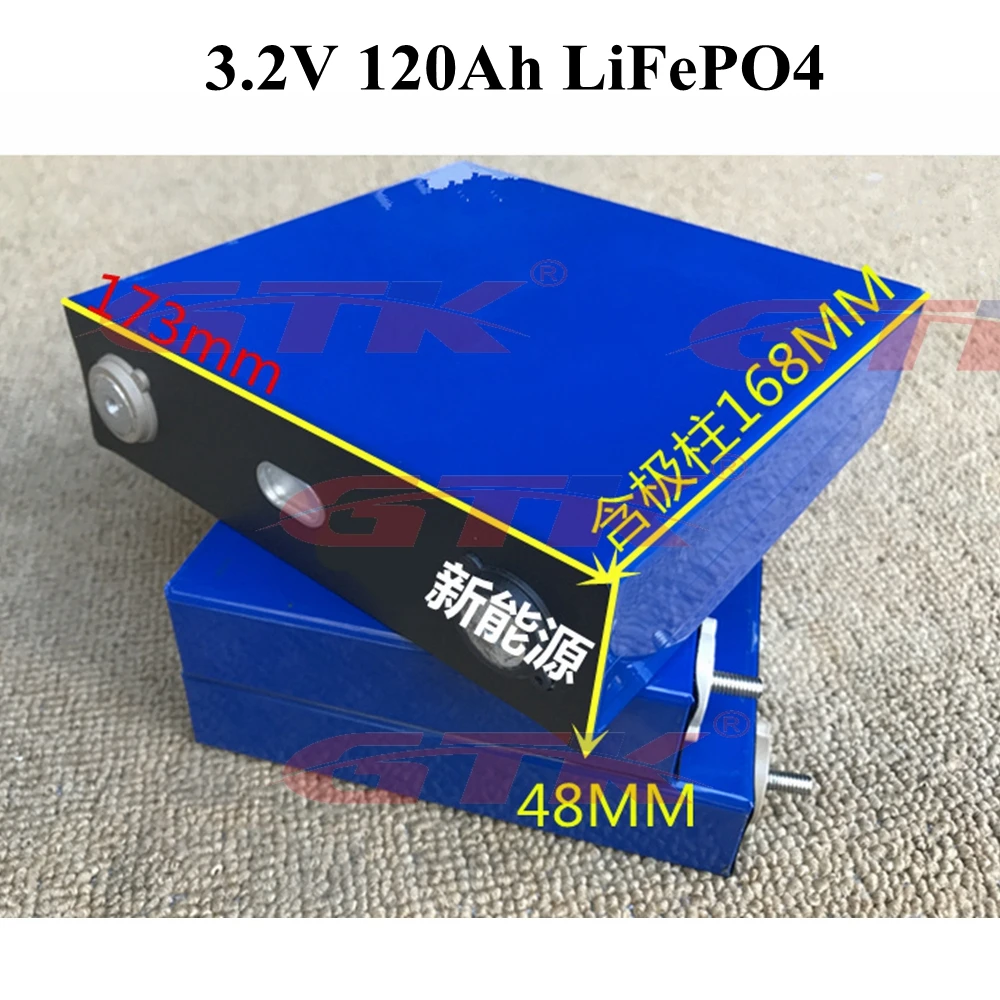 8 шт ГТК 3 2 V 120Ah LiFePO4 длинный жизненный цикл 3500 раз максимум 3C для детей возрастом