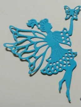 Бабочка Фея высечка металла Скрапбукинг тиснение штампы вырезать трафареты DIY