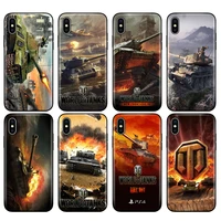 black tpu case for iphone 5 5s se 6 6s 7 8 plus x 10 case silicone cover for iphone xr xs 11 pro max case world of tanks