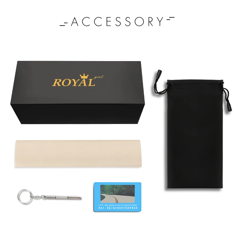 Солнцезащитные очки ROYAL GIRL мужские без оправы поляризационные ультралегкие