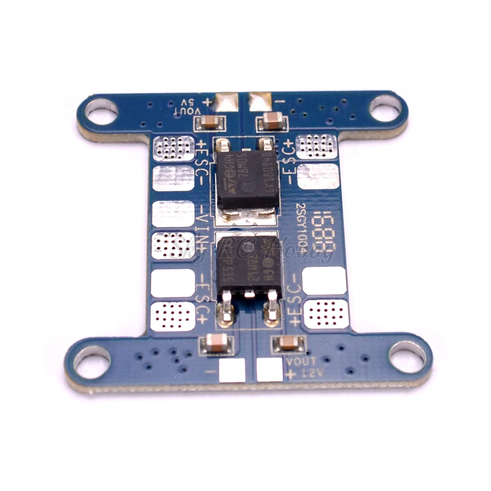 Блок питания и BEC 5 в 12 В PDB распределительная плата Поддержка 3-4S Lipo для FPV