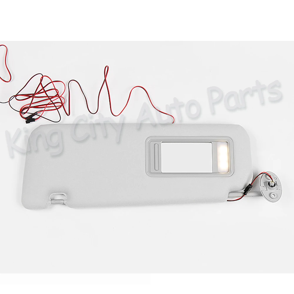 CAPQX 1 пара Ремонт для Toyota Land Cruiser 08-19 автомобильный Внутренний солнцезащитный козырек передний солнцезащитный экран с светодиодный и зеркальный солнцезащитный козырек и зеркальное стекло