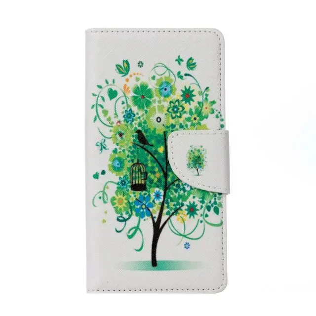 200PCS 2017 Painted Butterfly Flower Animal Owl Tower PU Camouflage Leather Wallet Flip Case for OnePlus 5 One Plus | Мобильные