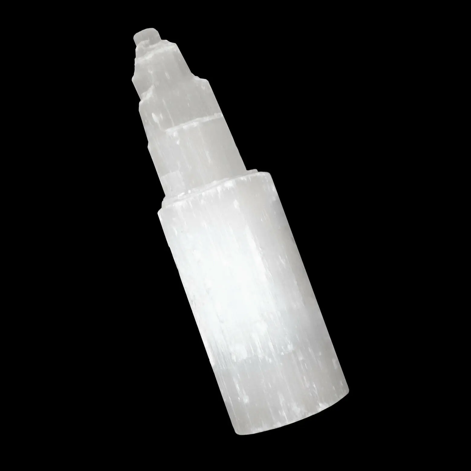 Натуральный кварцевый кристалл селенит лампа пламя Рейки Исцеление минеральный