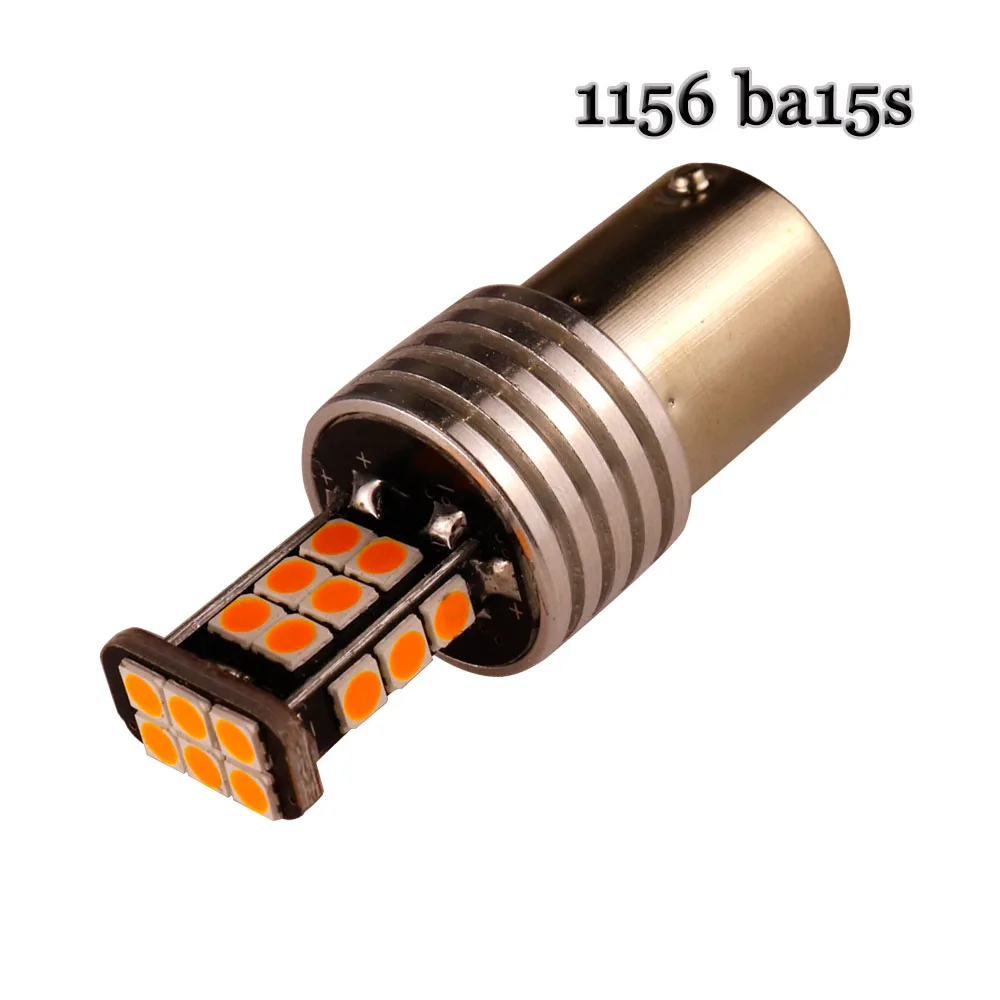 Супер яркий P21 P21/5 W 1156 BA15S 24 SMD 3030 3W 0.25A LED 1157 BAY15D Автомобильный задний тормоз сигнал