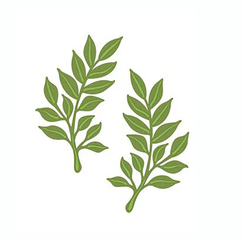 Лавровые листья металлические штампы для резки скрапбукинга бумага рукоделия